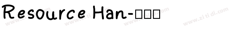 Resource Han字体转换
